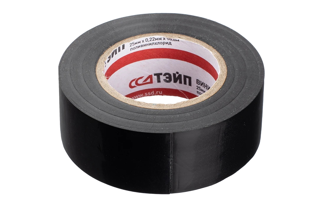 Лента виниловая ССД ЛВ-3 ССД-ТЭЙП 25мм х 0,22мм х 10,8м