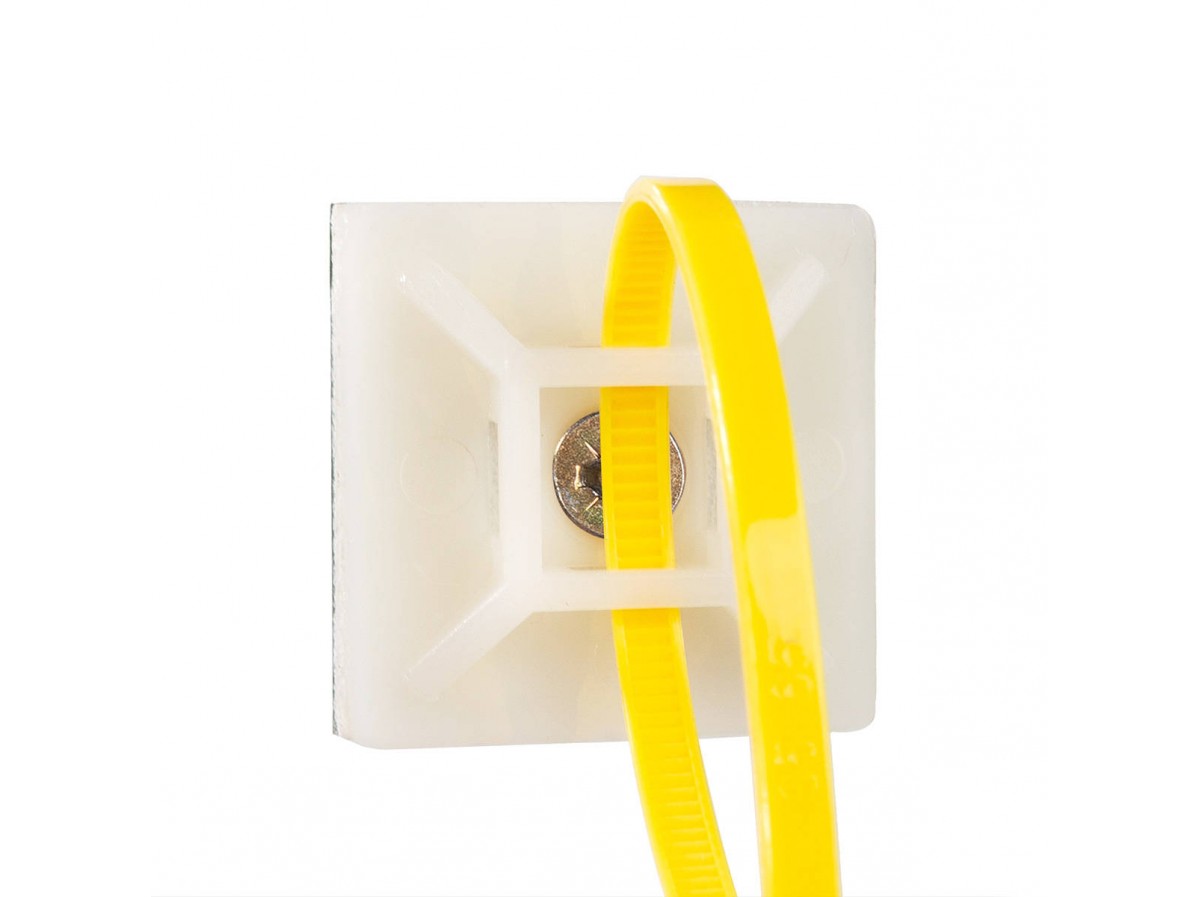 Площадка самоклеящаяся Fortisflex ПМС-О 28х28 (бел) (100шт)